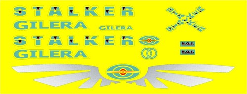 Kit adesivi gilera - gilera, stalker